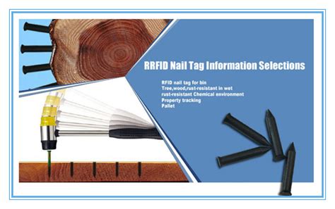 rfid nail tags|rfid tree nails.